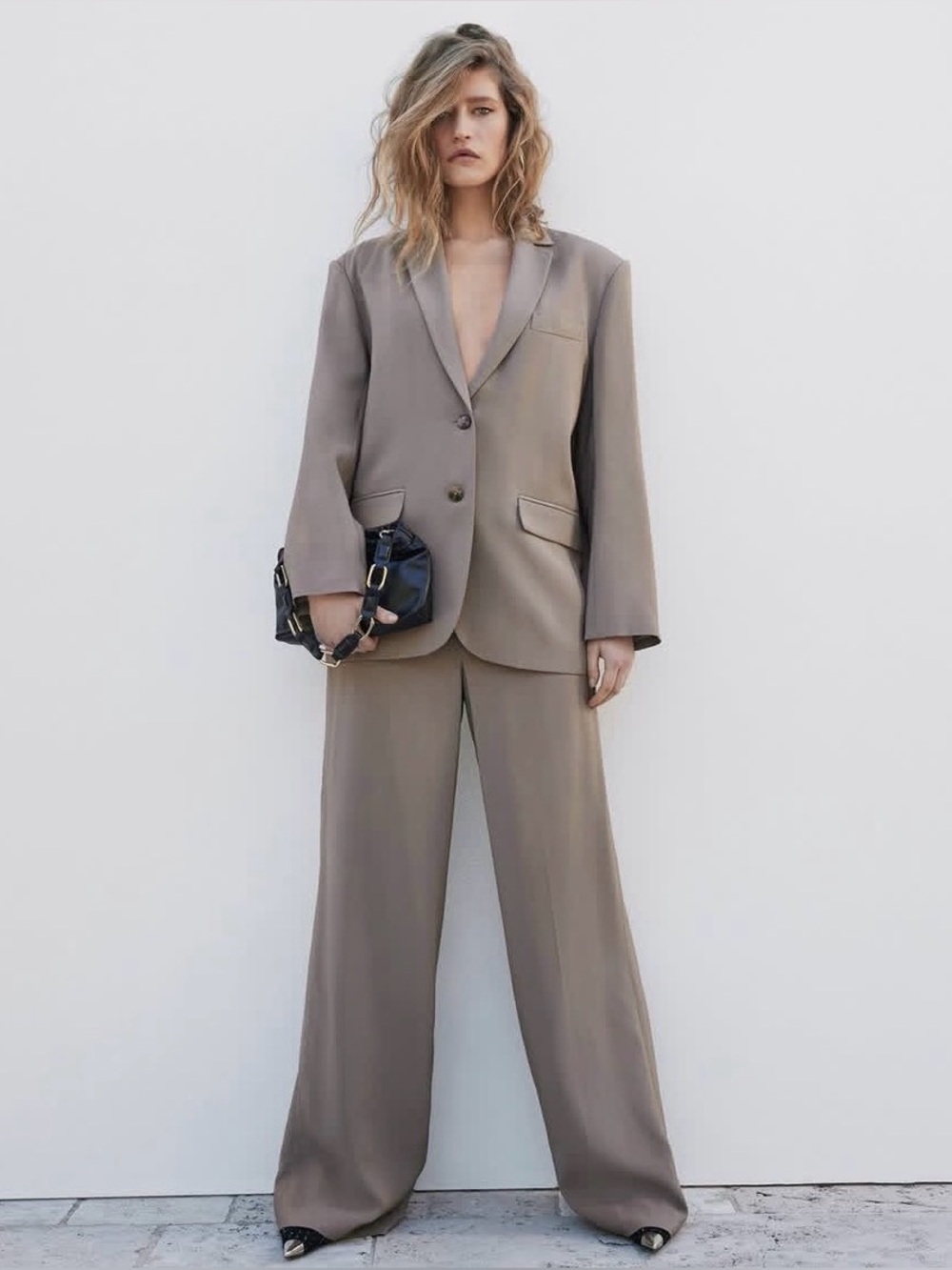 2pc NWT Anine Bing Suit in Clay Color - Quinn Blazer XS and Dolan Trousers 34